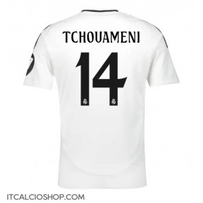 Real Madrid Aurelien Tchouameni #14 Prima Maglia 2024-25 Manica Corta